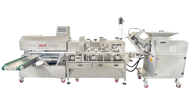 HANDMADE COOKIES EXTRUDER CUTTER PANNER WITH ULTRASONIC